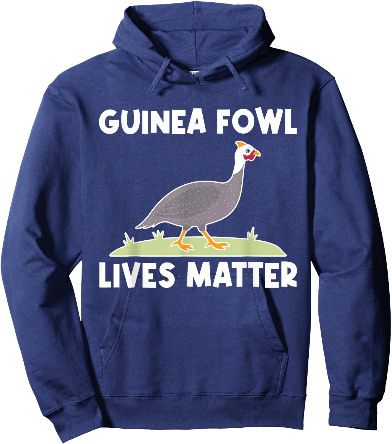 Guinea Fowl Chicken Bird Lives Matter Hoodie - Hoodie | Navy