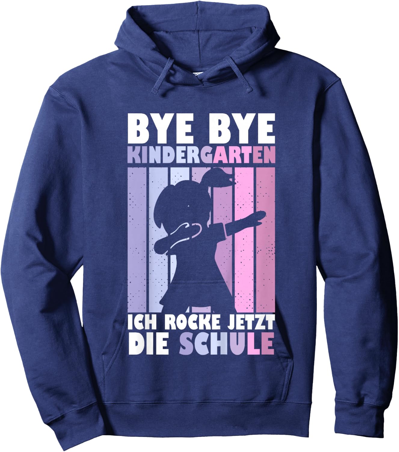 Bye Bye Kindergarten Geschafft 2026 Kita Abgänger Schulkind Hoodie - Hoodie | Navy