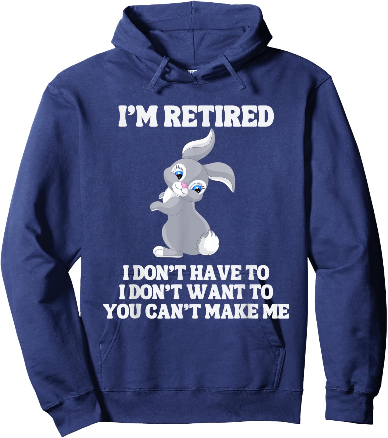 Retired Easter Bunny for Retirement Party Hoodie - Hoodie | Navy