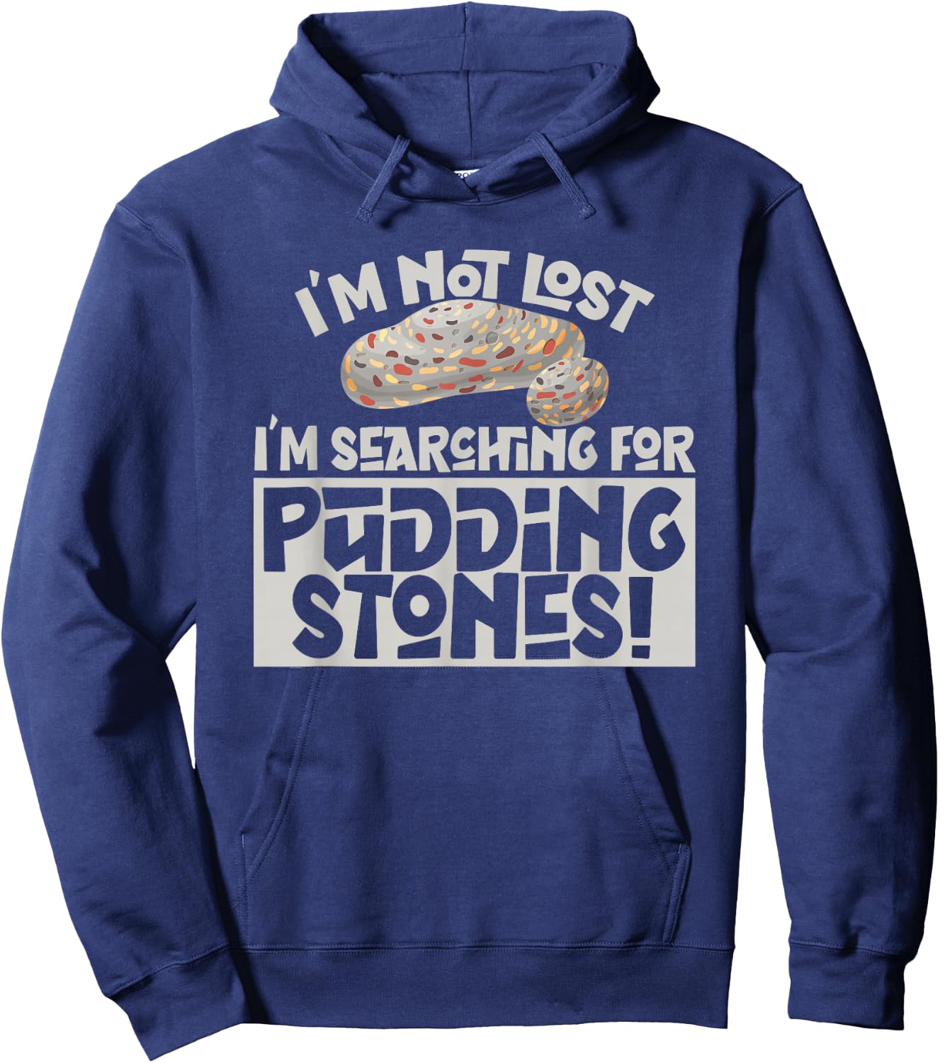 Rock Collector Pudding Stone Hoodie - Hoodie | Navy