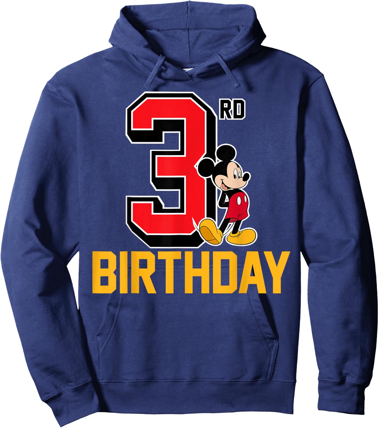 Disney - Mickey Mouse My 3rd Birthday Hoodie - Hoodie | Navy