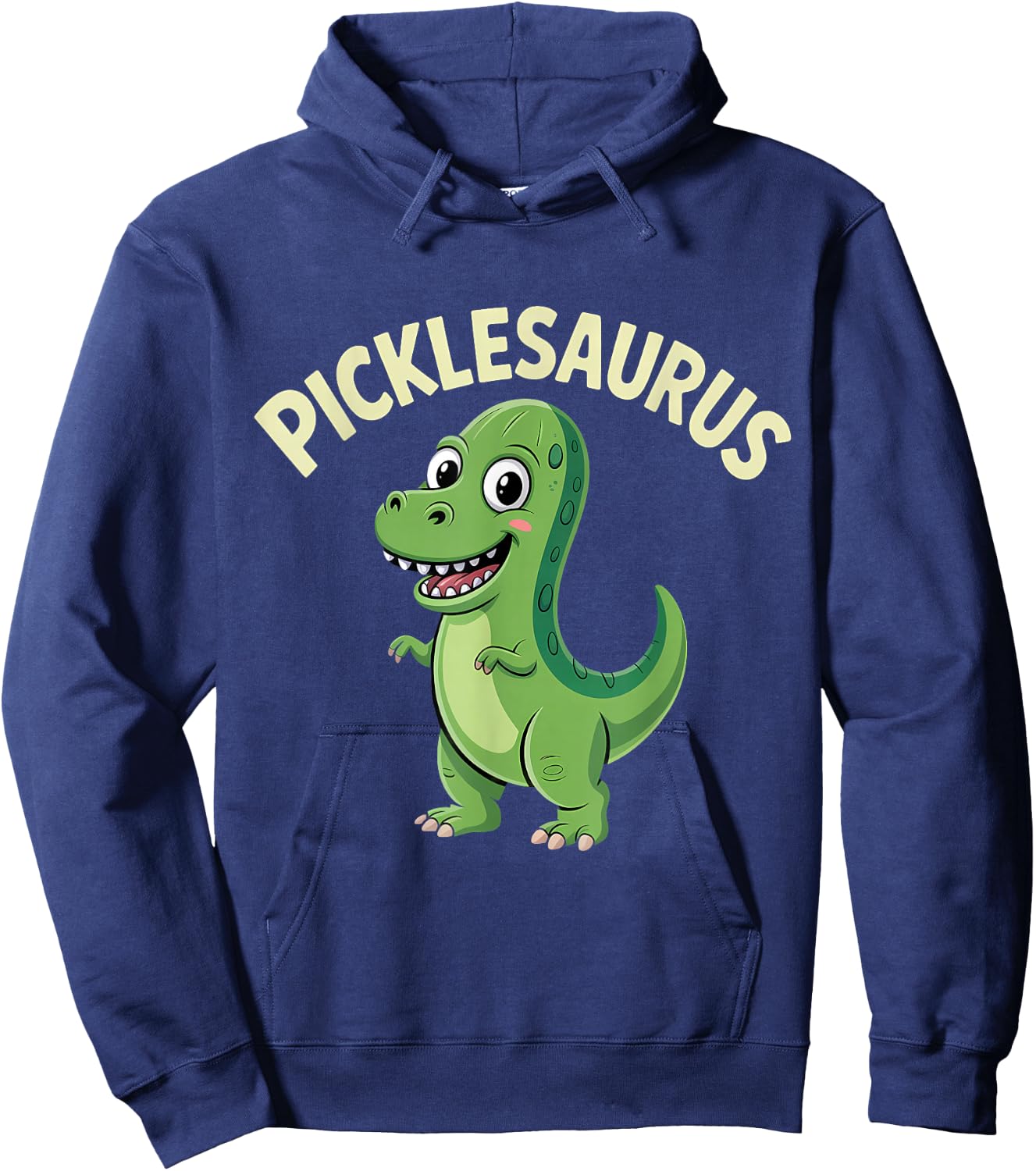 Pickle Dinosaur T-Rex Dill Cucumber Pickling Funny Pickle Hoodie - Hoodie | Navy