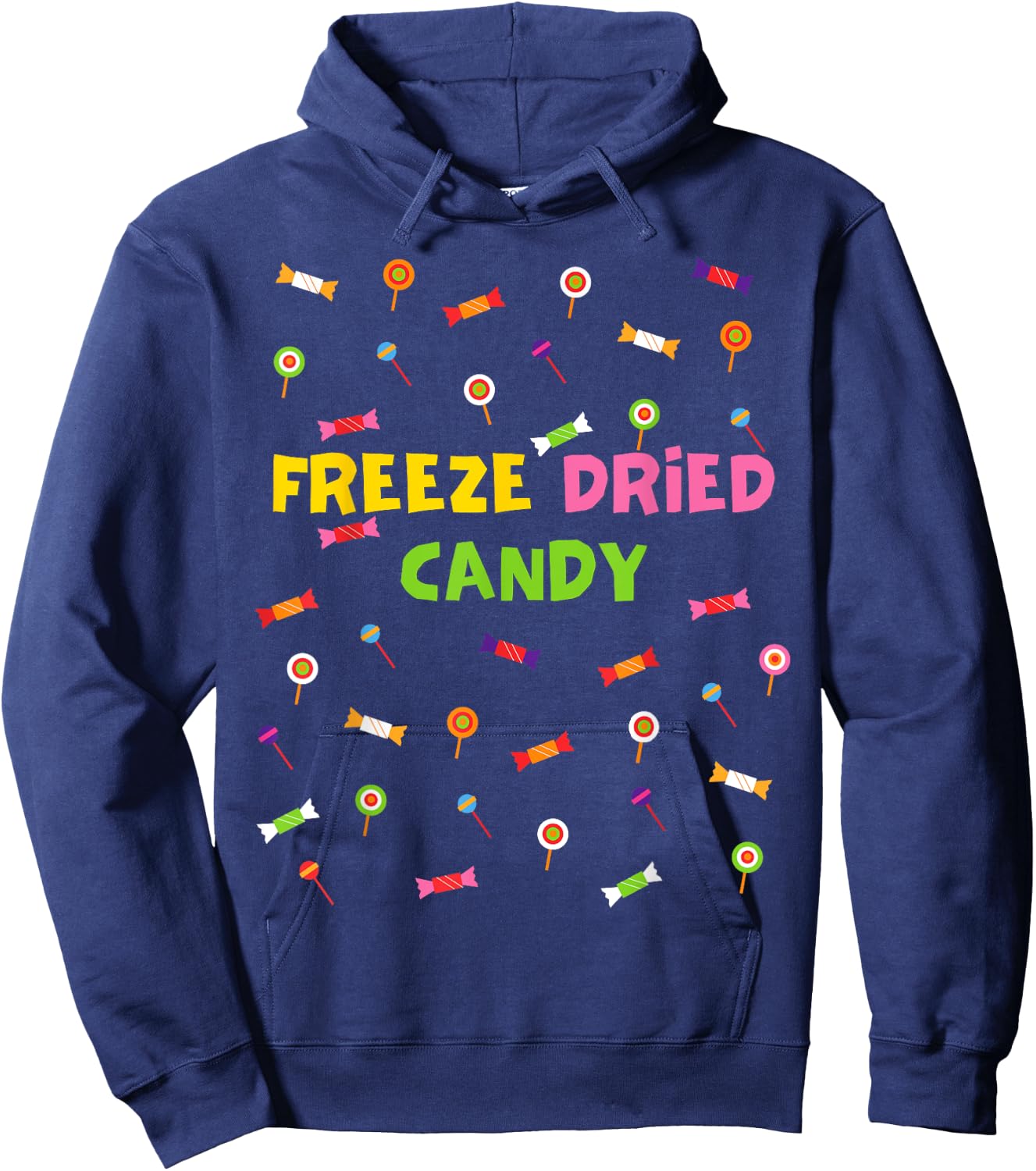 Freeze Dried Candy - Freeze Dried Candy , Small, Black Hoodie - Hoodie | Navy