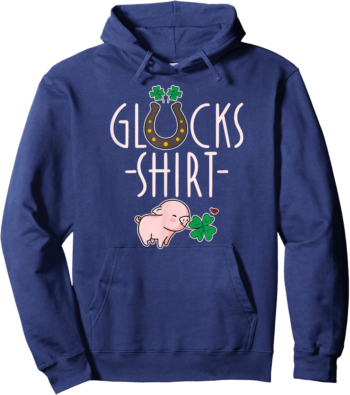 Lucky Shirt – Lucky Charm Exam Graduation School Luck Hoodie - Hoodie | Navy