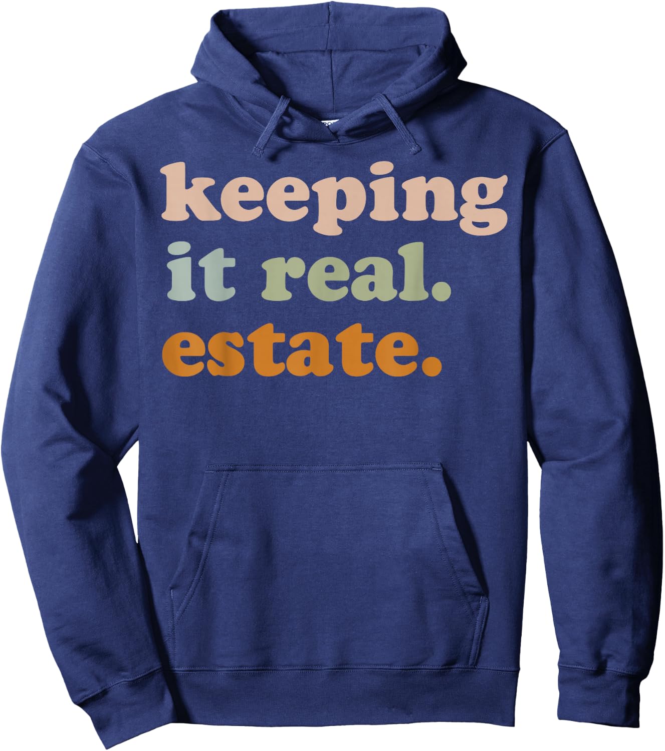 Girls Keeping It Real. Estate For Real Estate Agent Realtor Hoodie - Hoodie | Navy
