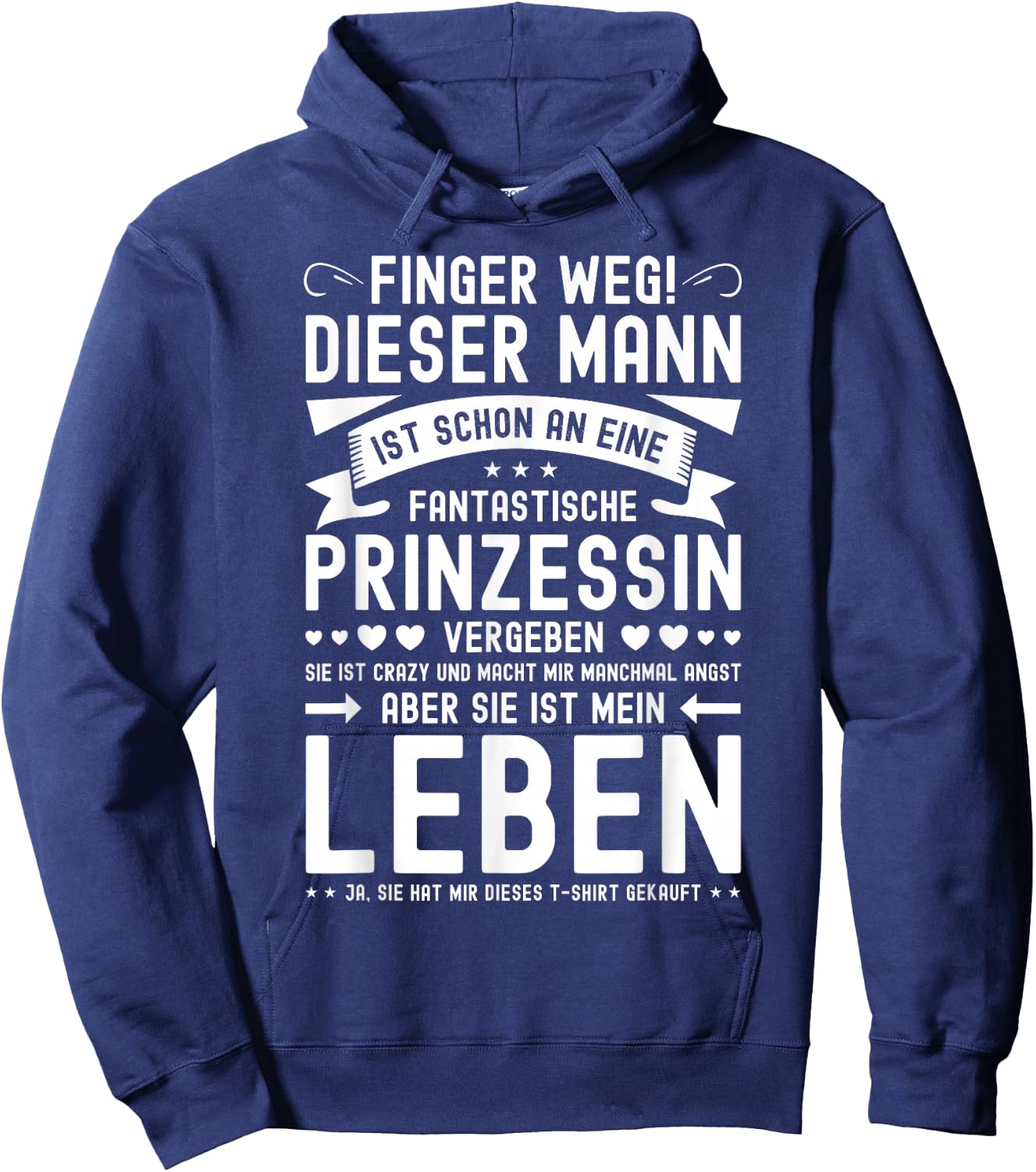 Finger Weg Dieser Mann Ist Vergeben - Partner Mann , black Hoodie - Hoodie | Navy