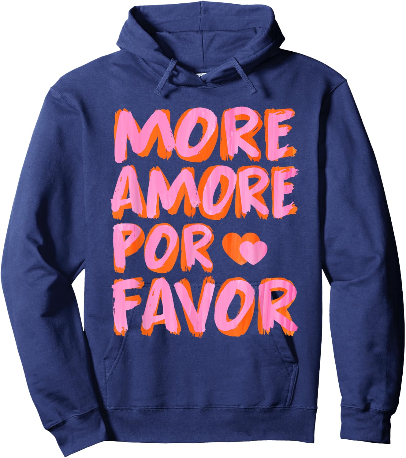 More Amore Por Favor X Mehr Liebe - Selbstliebe Selflove , black Hoodie - Hoodie | Navy