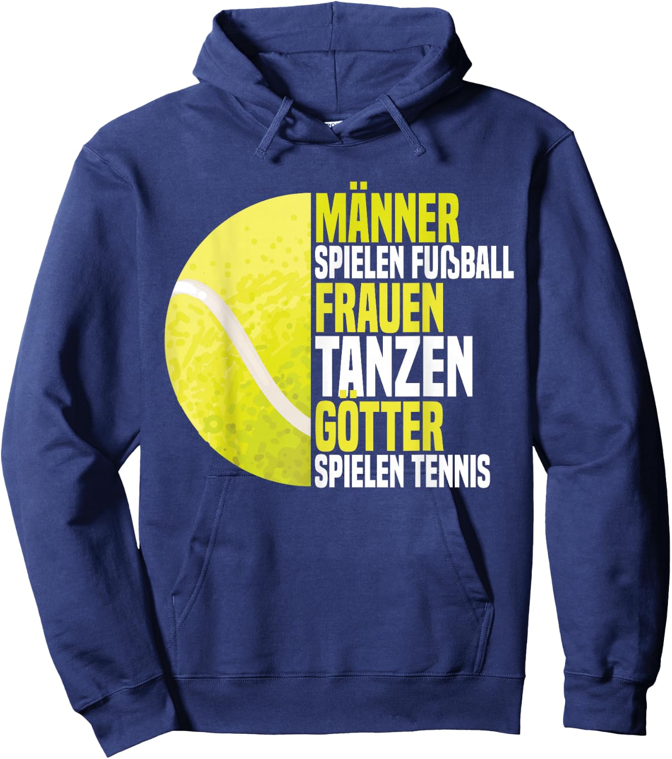 Lustiges Tennisplatz Tennisspieler Tennistrainer Hoodie - Hoodie | Navy