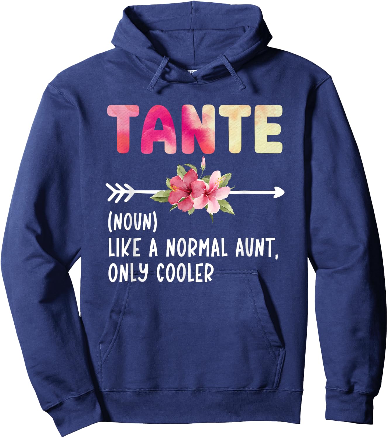 Tante Definition Tante Aunt Tante Auntie Hoodie - Hoodie | Navy