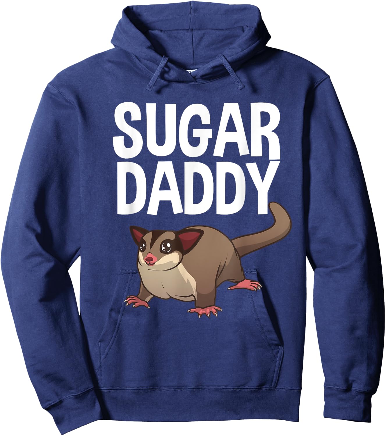 Funny Sugar Dad Design Daddy Sugar Glider Gliding Hoodie - Hoodie | Navy