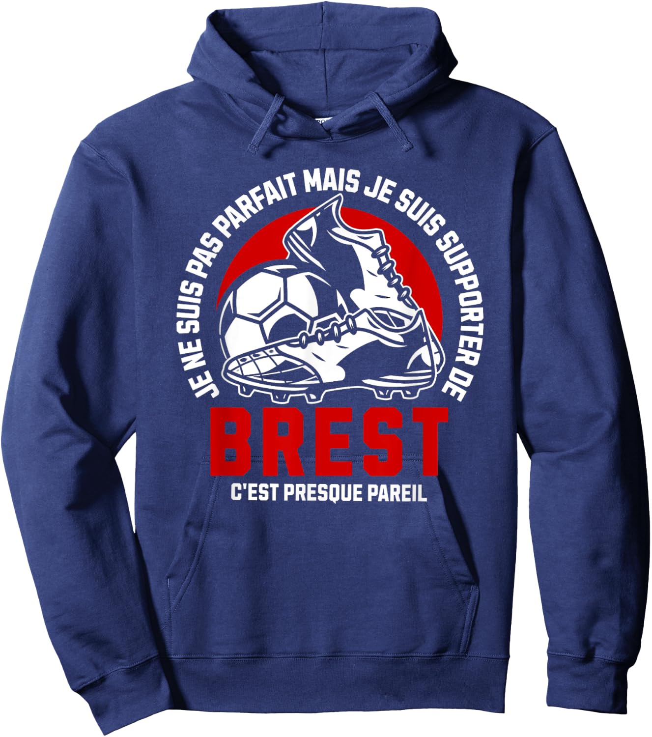 Brest Humour , Black, S Hoodie - Hoodie | Navy