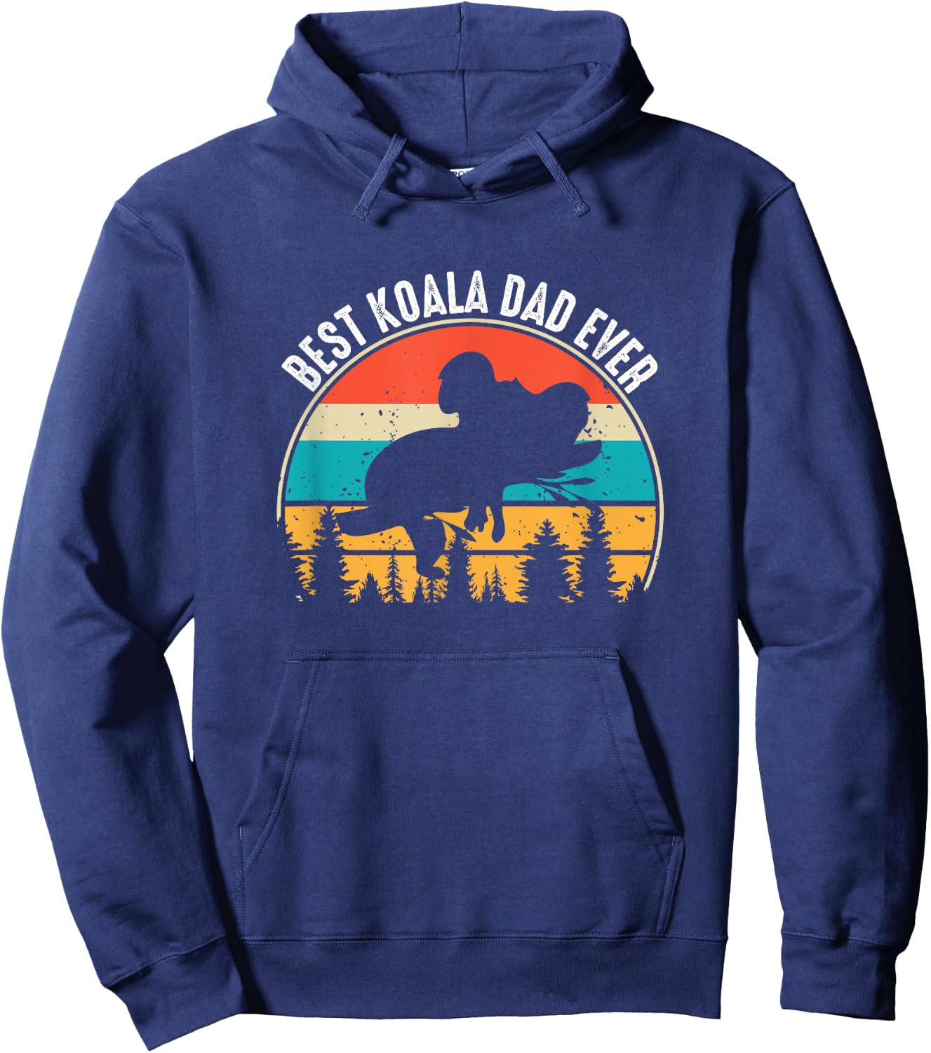 Koala Dad Koalas Funny Men Father Boys Koala Bear Lovers Hoodie - Hoodie | Navy