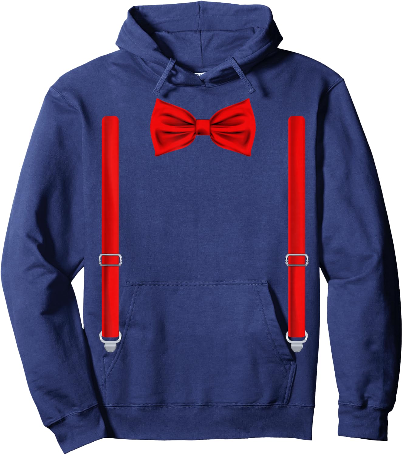 Bow Tie with Straps for Wedding and Special Occasions Hoodie - Hoodie | Navy