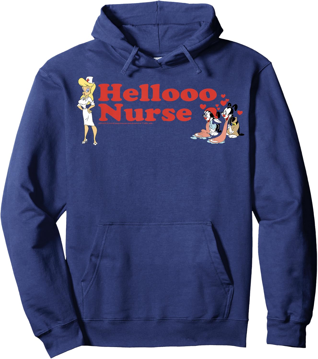 Animaniacs Group Shot Hellooo Nurse Hoodie - Hoodie | Navy