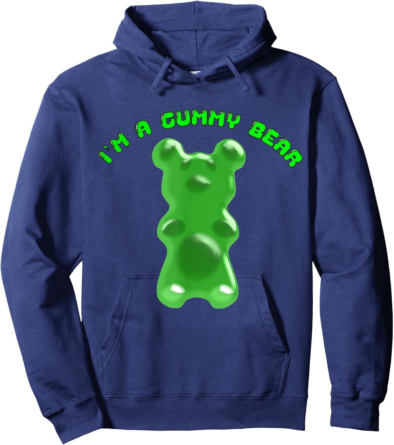 Funny Cute Kids I'm a Gummy Bear Gift Hoodie - Hoodie | Navy