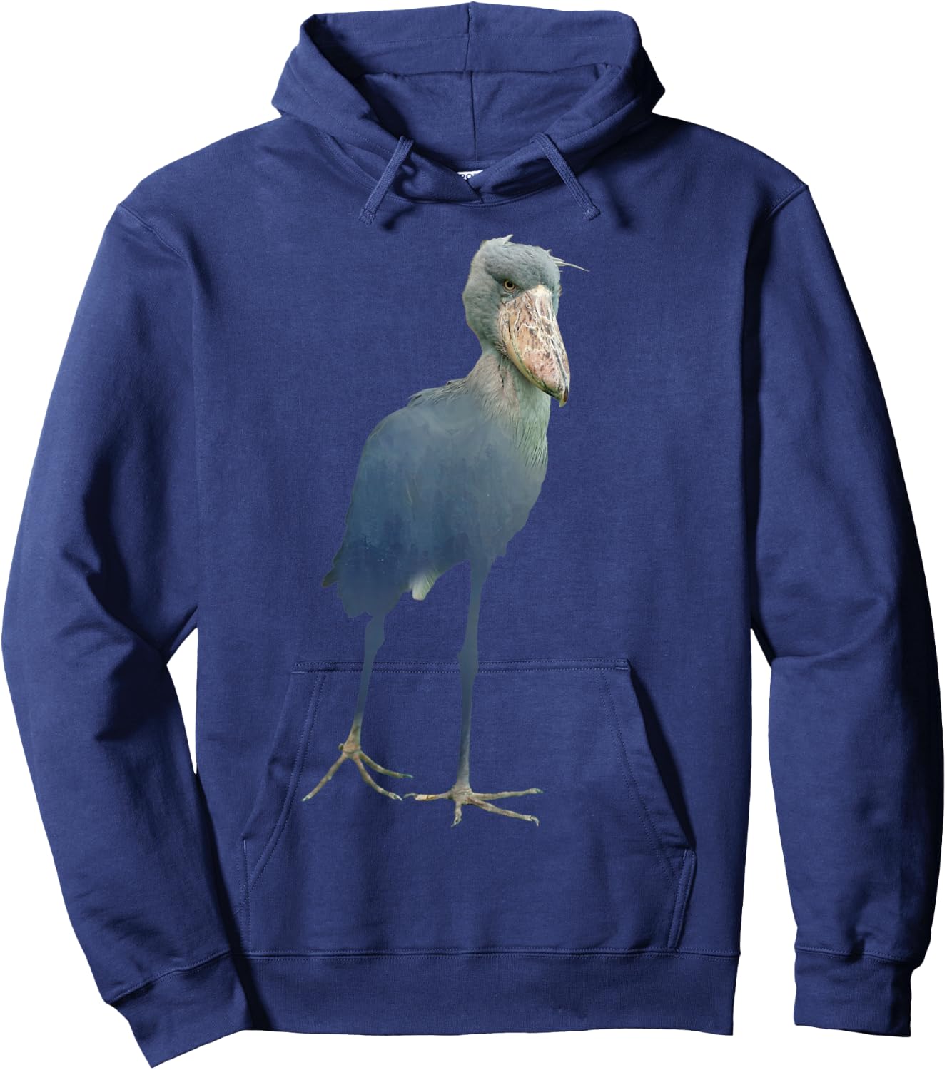 Schuhschnabel Abu Markub Bird Funny , black Hoodie - Hoodie | Navy