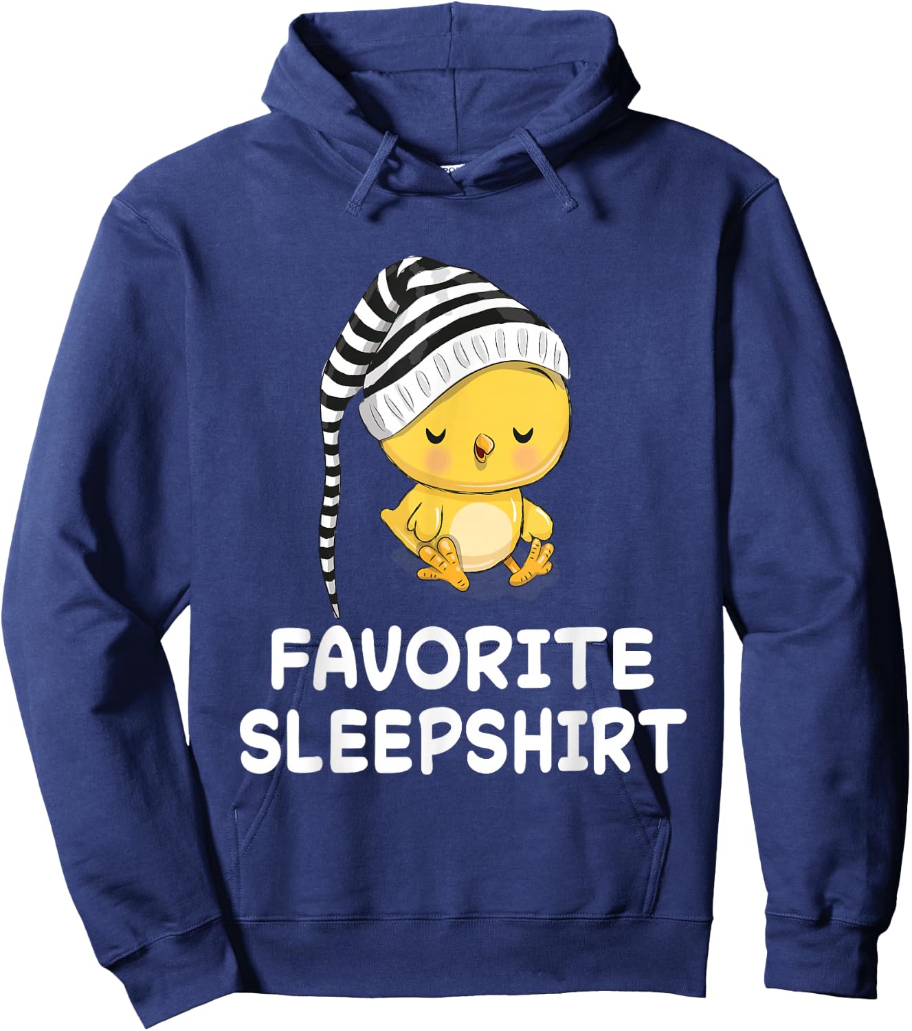 Chick and Chicken Sleepwear Pyjamas, Black, S Hoodie - Hoodie | Navy