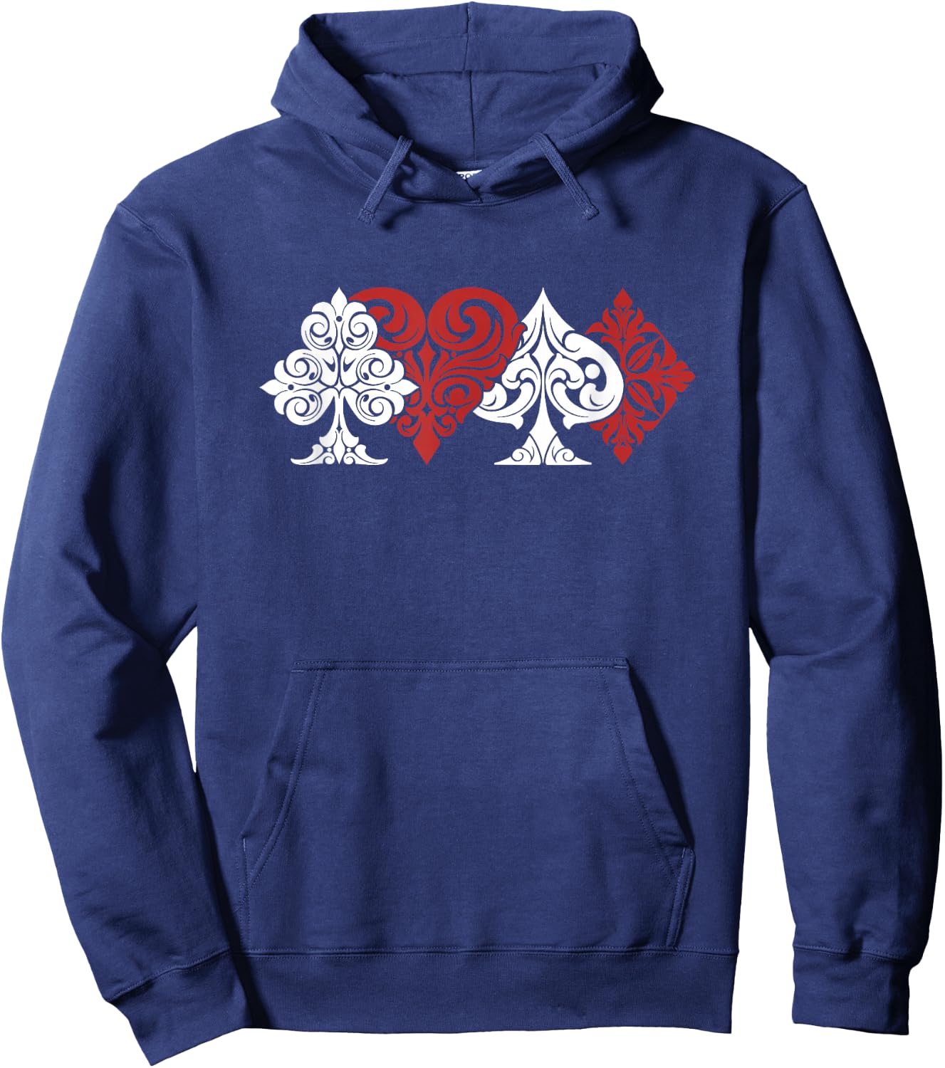 Poker Gambling Gambler - Texas Holdem Cards Poker Hoodie - Hoodie | Navy