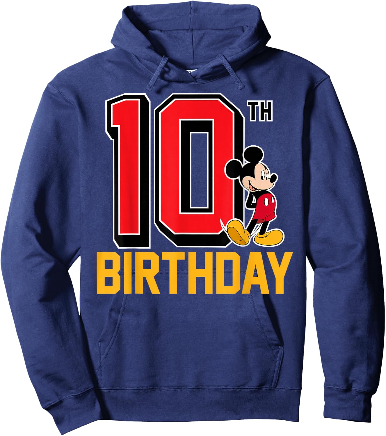 Disney - Mickey Mouse 10th Birthday Hoodie - Hoodie | Navy
