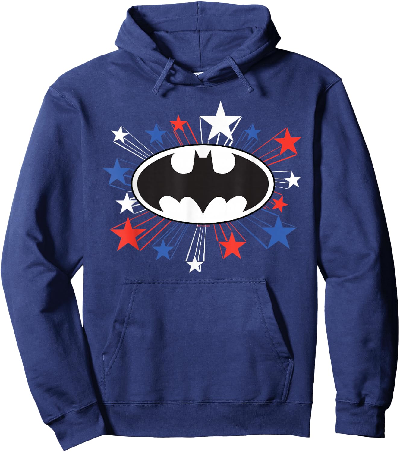 Batman Shooting Stars For 4th Of July Hoodie - Hoodie | Navy
