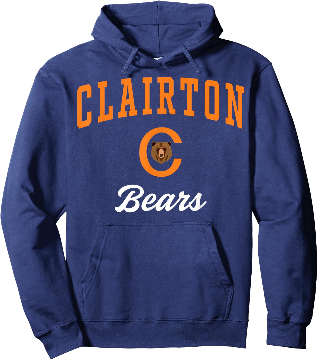 Clairton High School Bears Hoodie - Hoodie | Navy