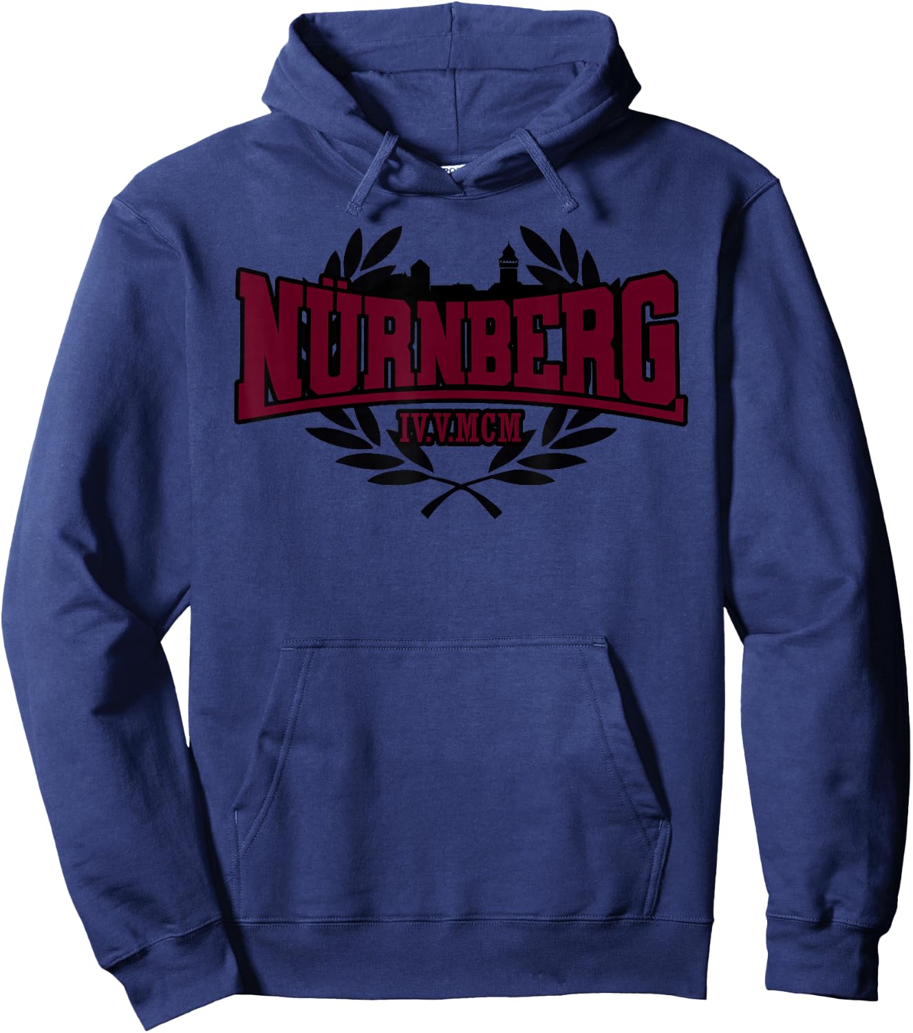 "Founding Date Nuremberg" for Football Fans and Ultras , black Hoodie - Hoodie | Navy