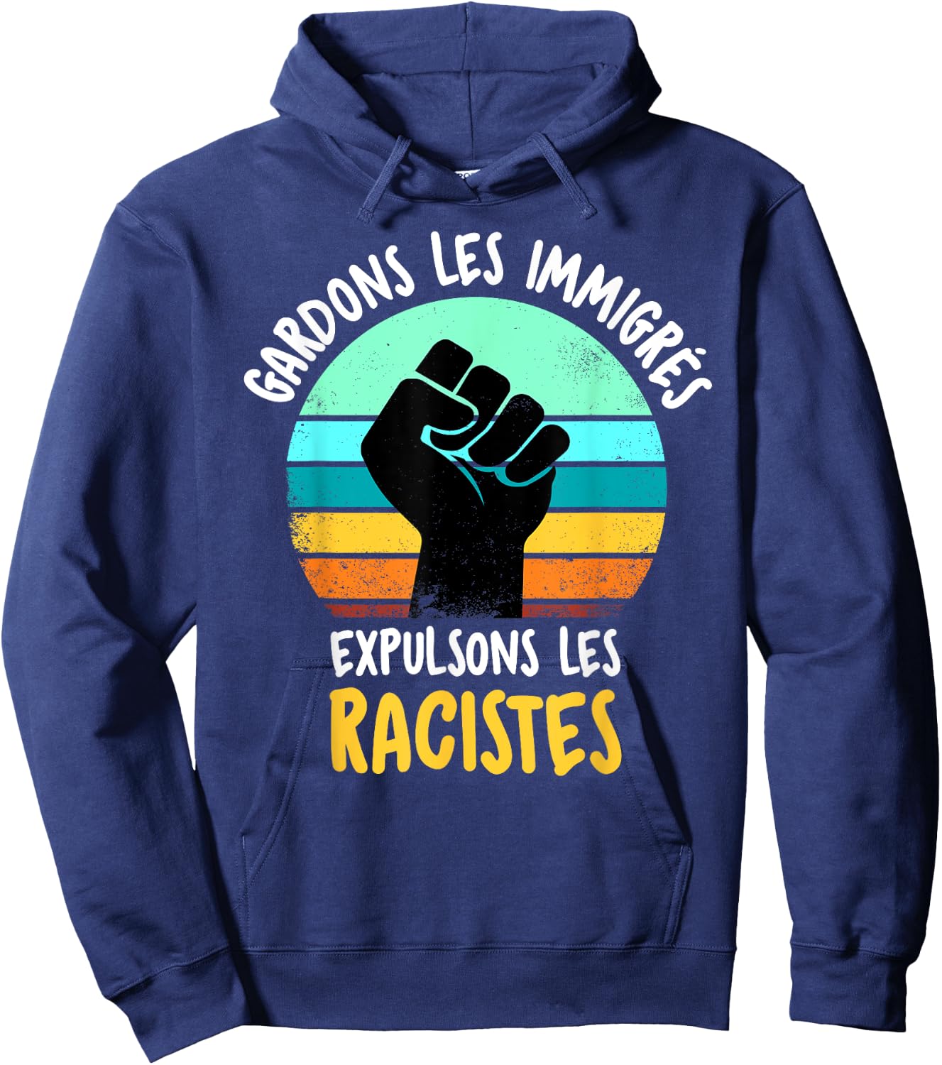 Activist Discrimination Human Rights Anti-Racism , Black, S Hoodie - Hoodie | Navy