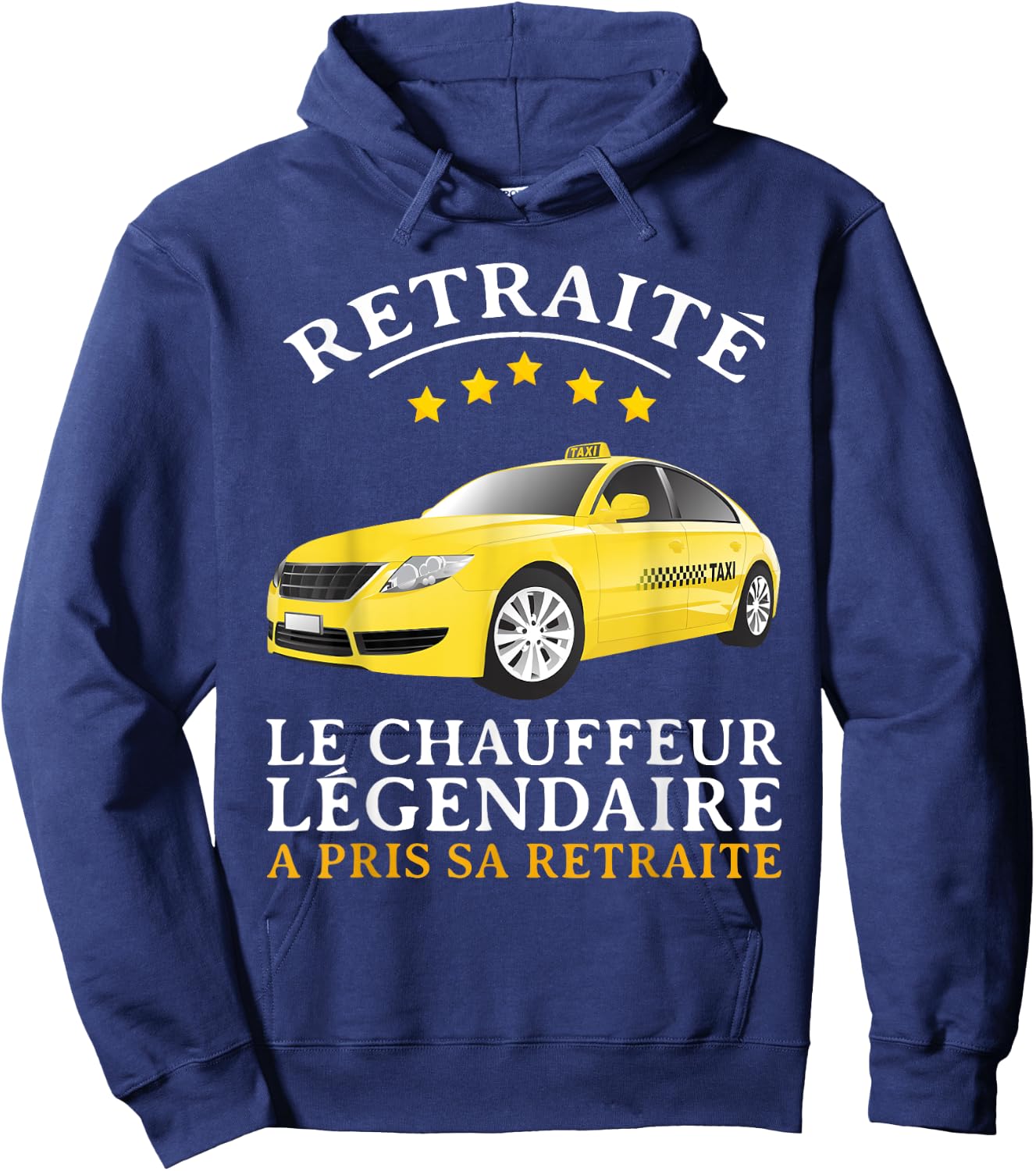 Retirement Gift Driver Taxi Dad Driver Retired , Black, S Hoodie - Hoodie | Navy