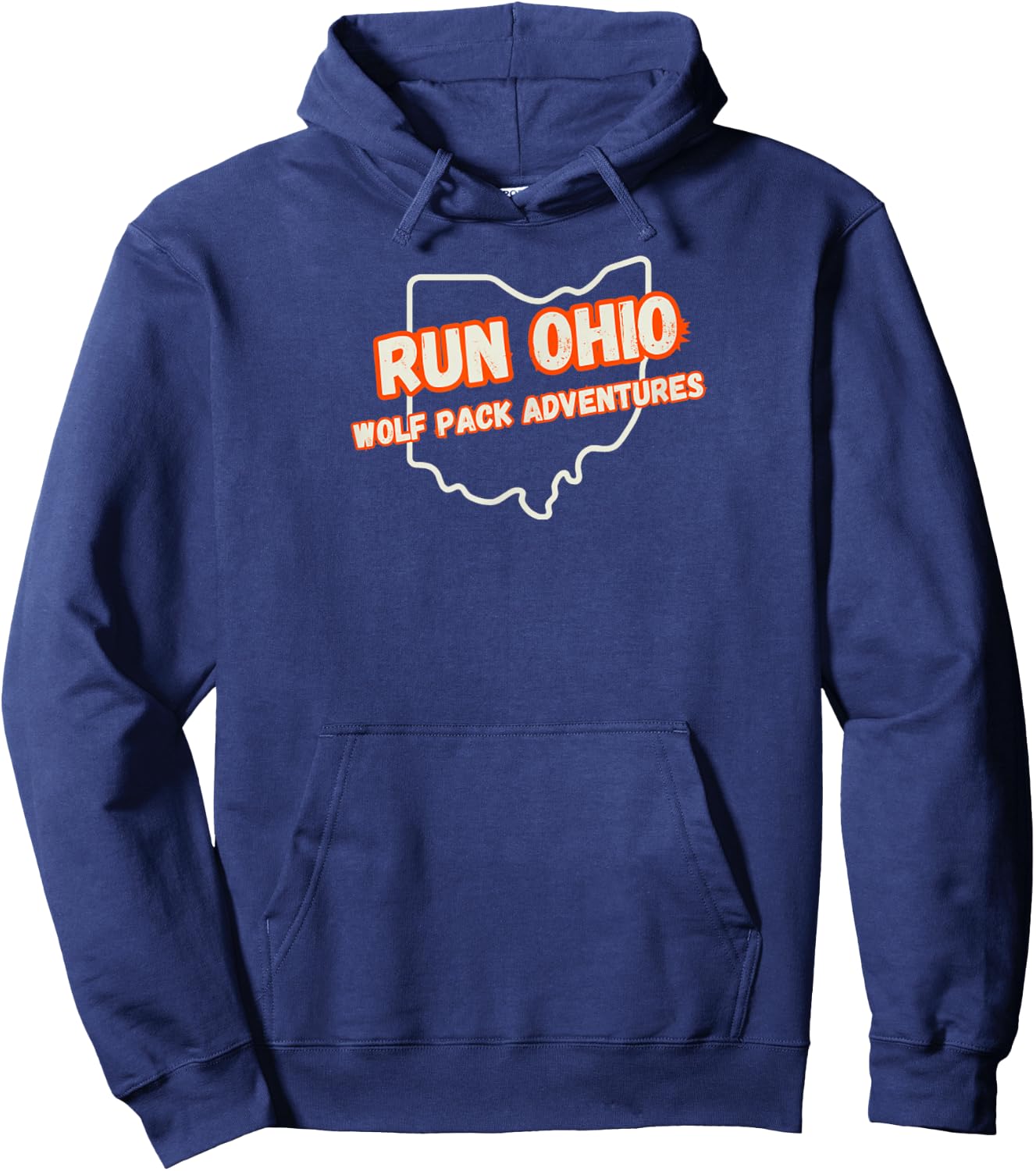 Run Ohio Hoodie - Hoodie | Navy