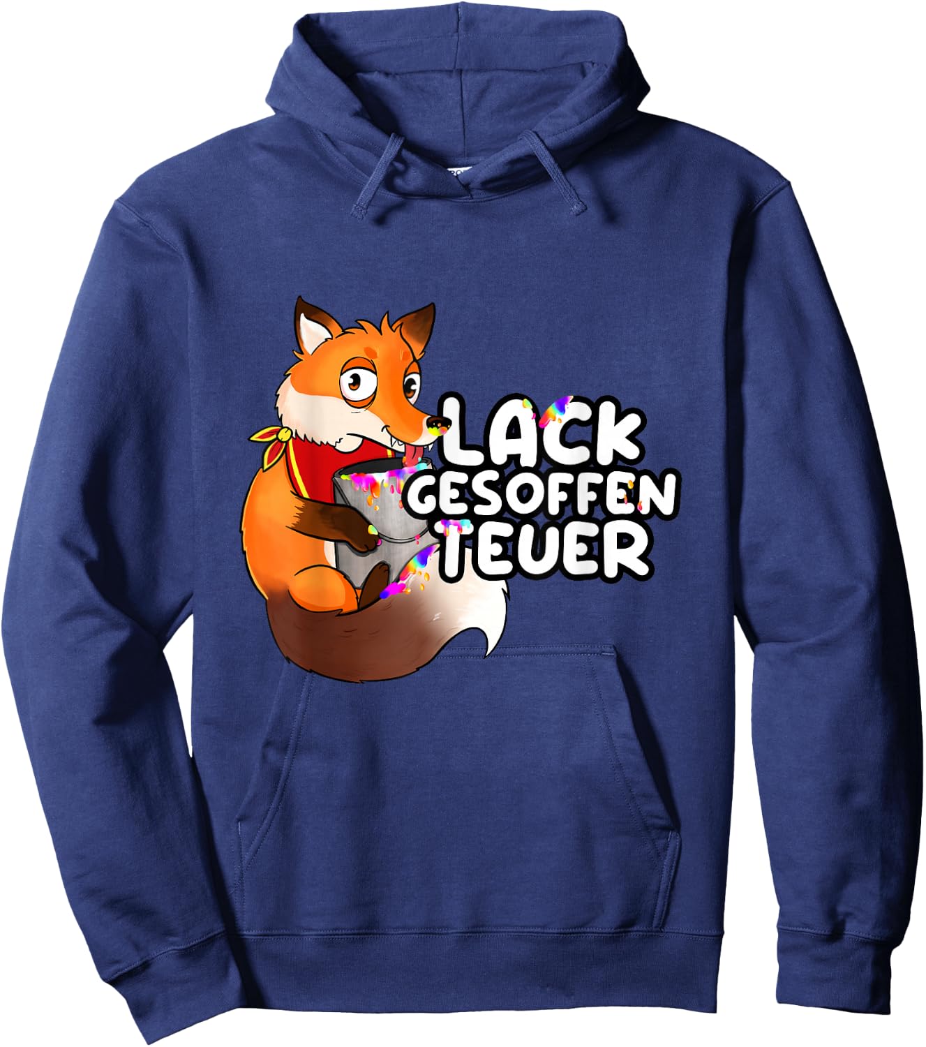 Held der Steine Lackgesoffen Teuer , black Hoodie - Hoodie | Navy