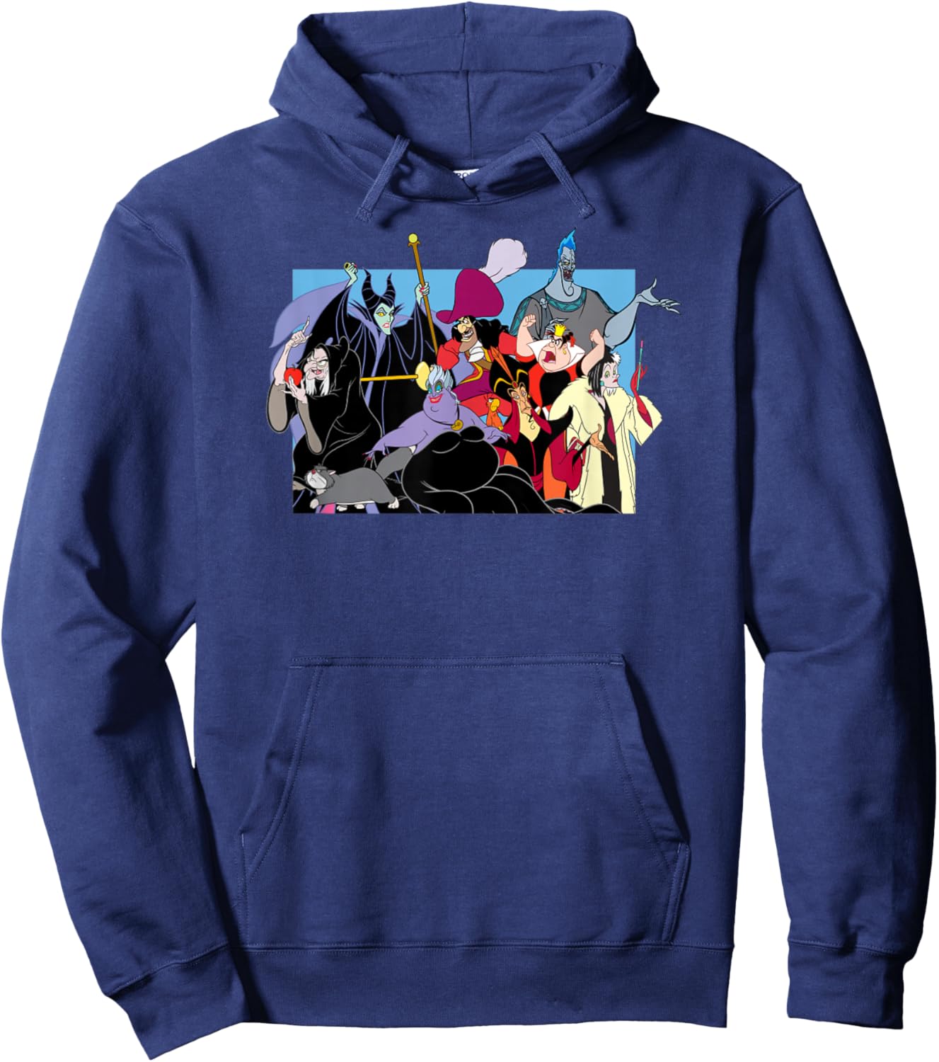 Disney Villains - Character Group Hoodie - Hoodie | Navy