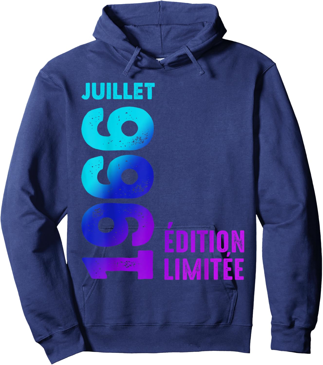 Édition limitée 1966 juillet 1966 rétro année 1966 Hoodie - Hoodie | Navy