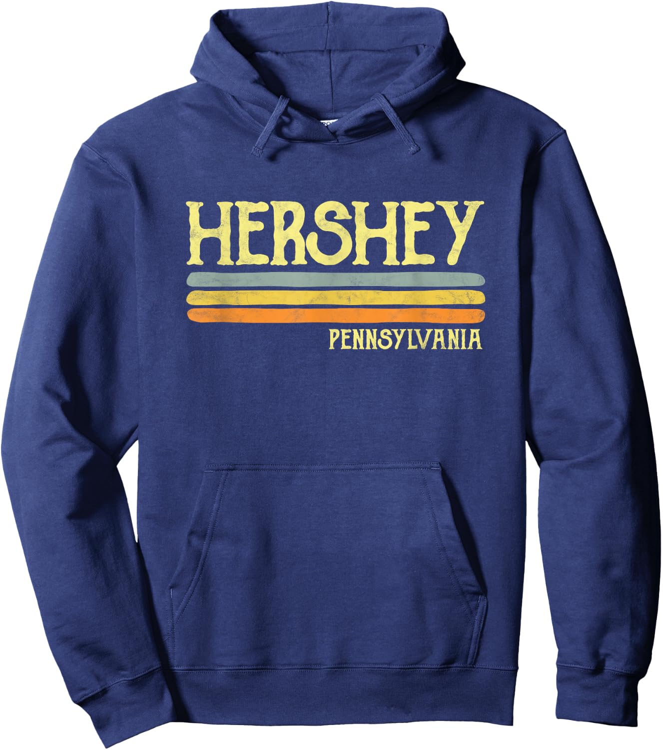 Vintage Hershey Pennsylvania PA Souvenir Gift Hoodie - Hoodie | Navy