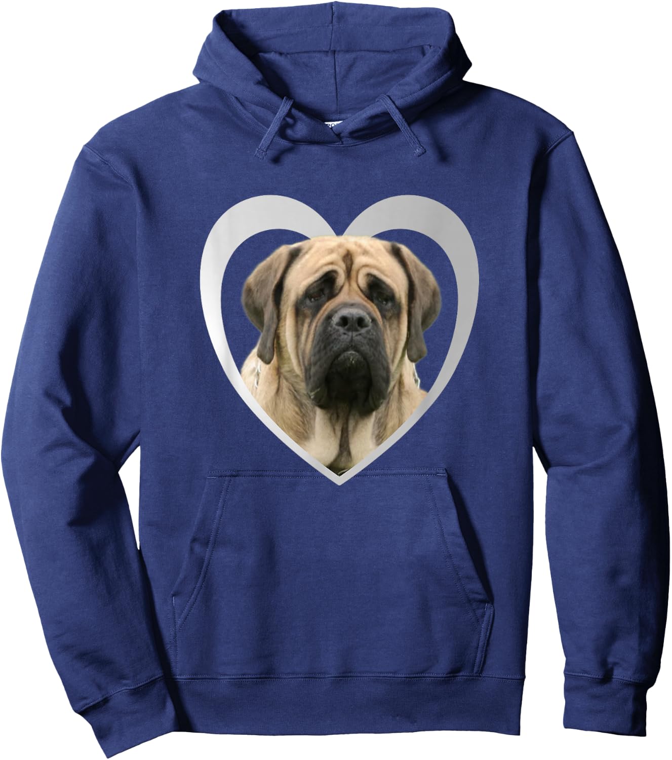 English Mastiff - Dog Heart Lover - English Mastiff Hoodie - Hoodie | Navy