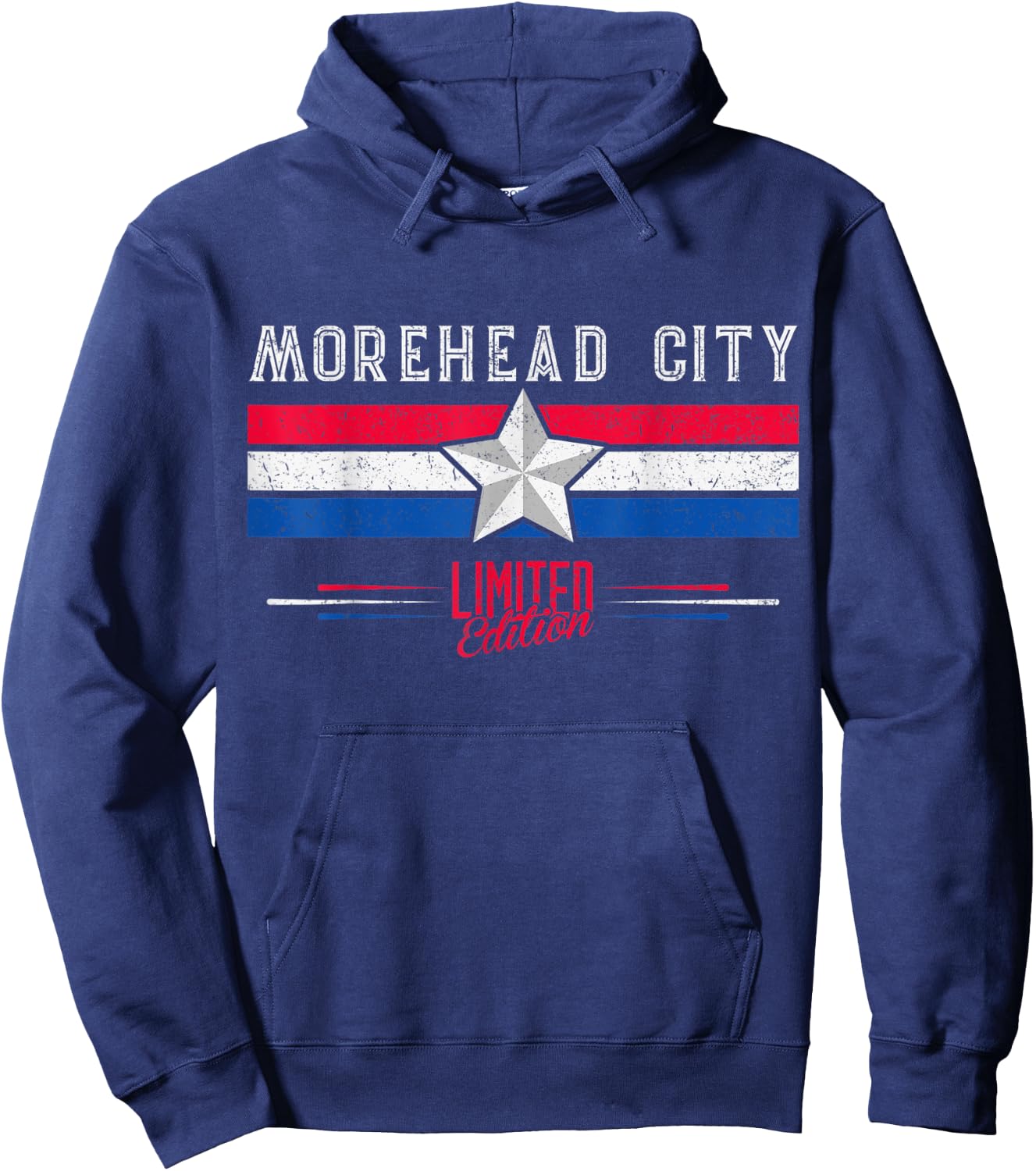 Morehead City Retro Vintage Shirt Gift Women Men Kid Hoodie - Hoodie | Navy