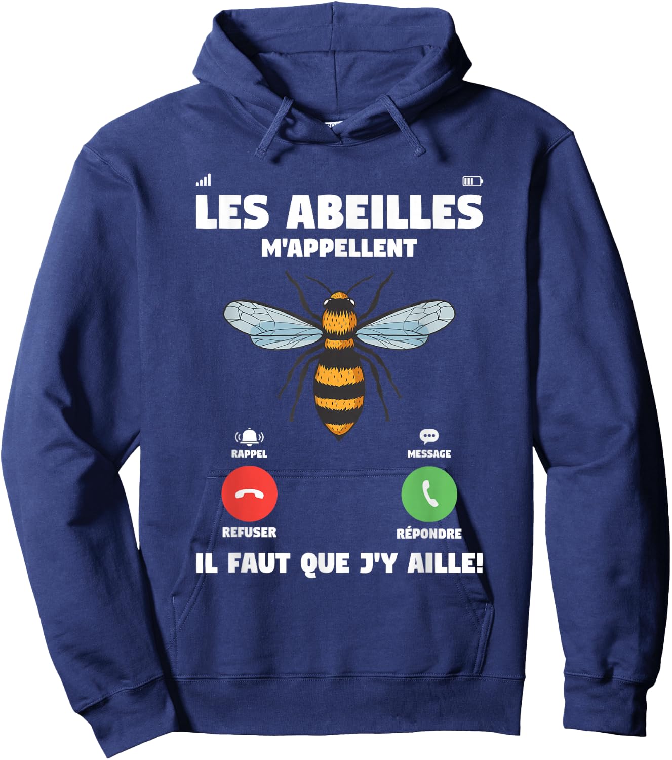 Funny Quote Beekeeping For A Beekeeper , Black, S Hoodie - Hoodie | Navy