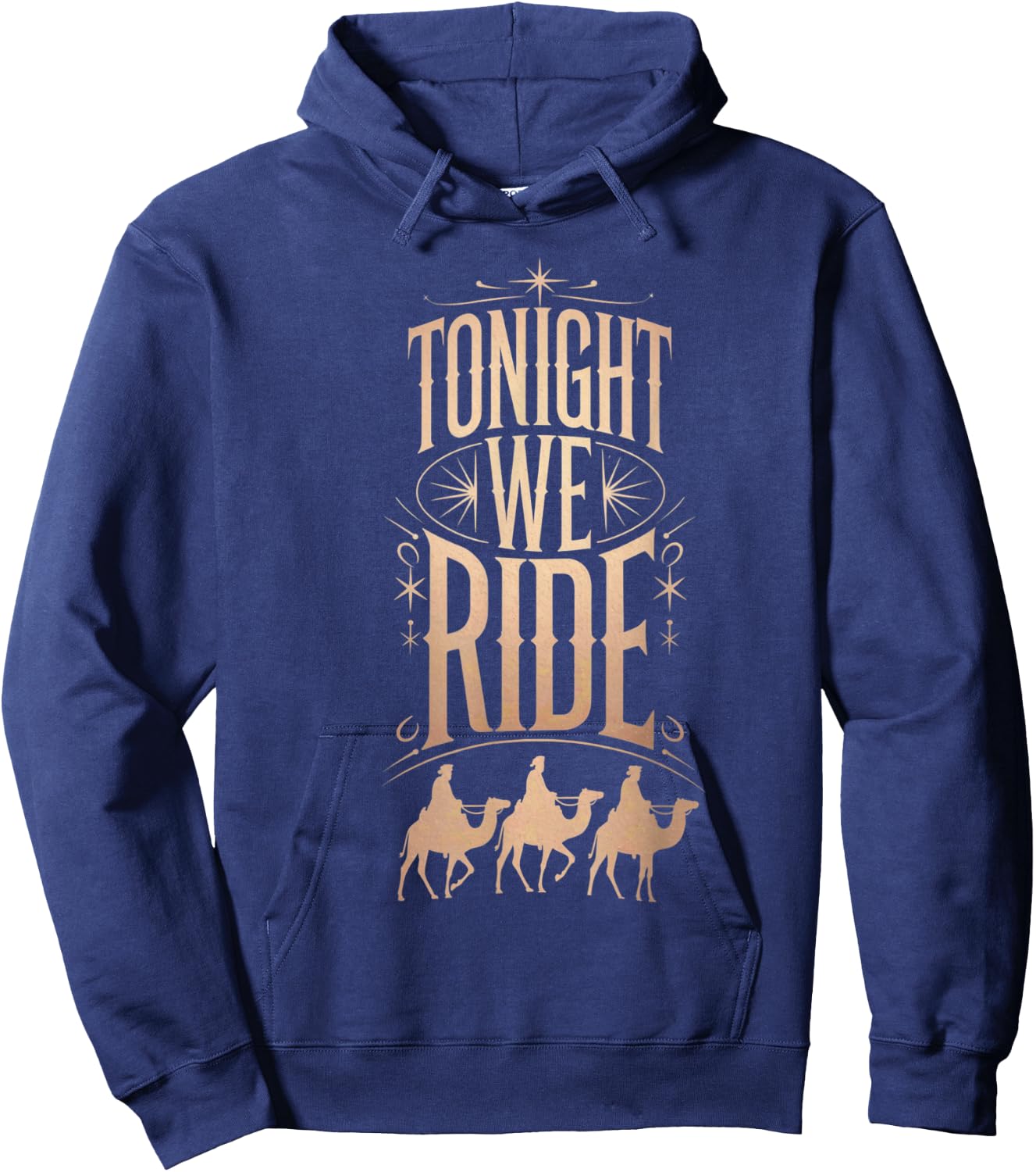 tonight we ride christmas Camel Ride Hoodie - Hoodie | Navy