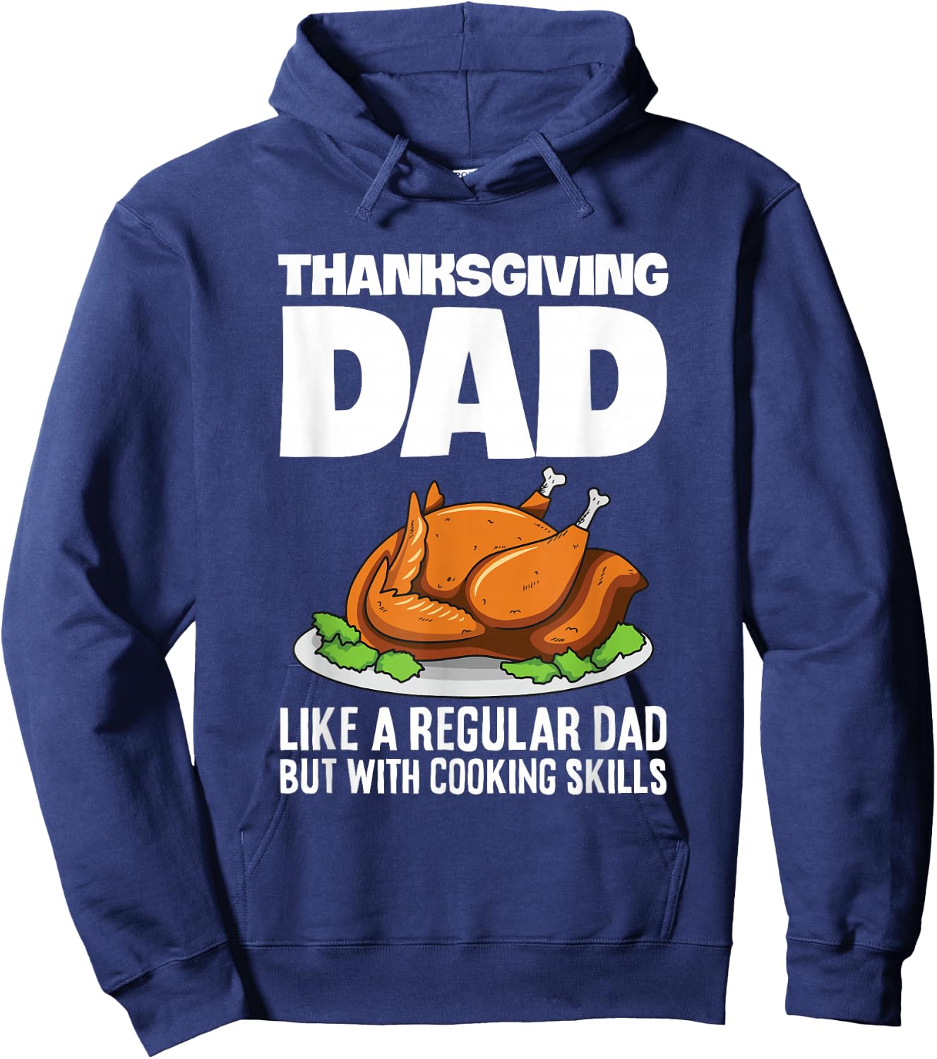 Thanksgiving Evening Design for your Turkey Cooker Dad Hoodie - Hoodie | Navy