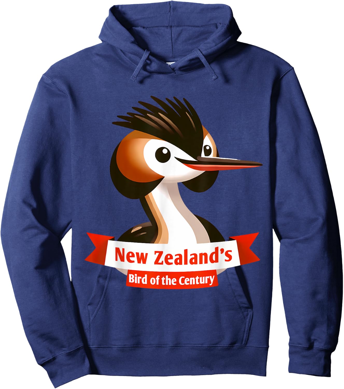 Puteketeke New Zealand's Bird of the Century Hoodie - Hoodie | Navy