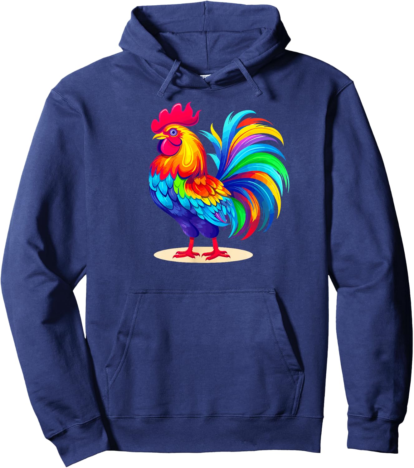Rooster Country Decor Chicken Gallo Farm Hahn Gockel Hoodie - Hoodie | Navy