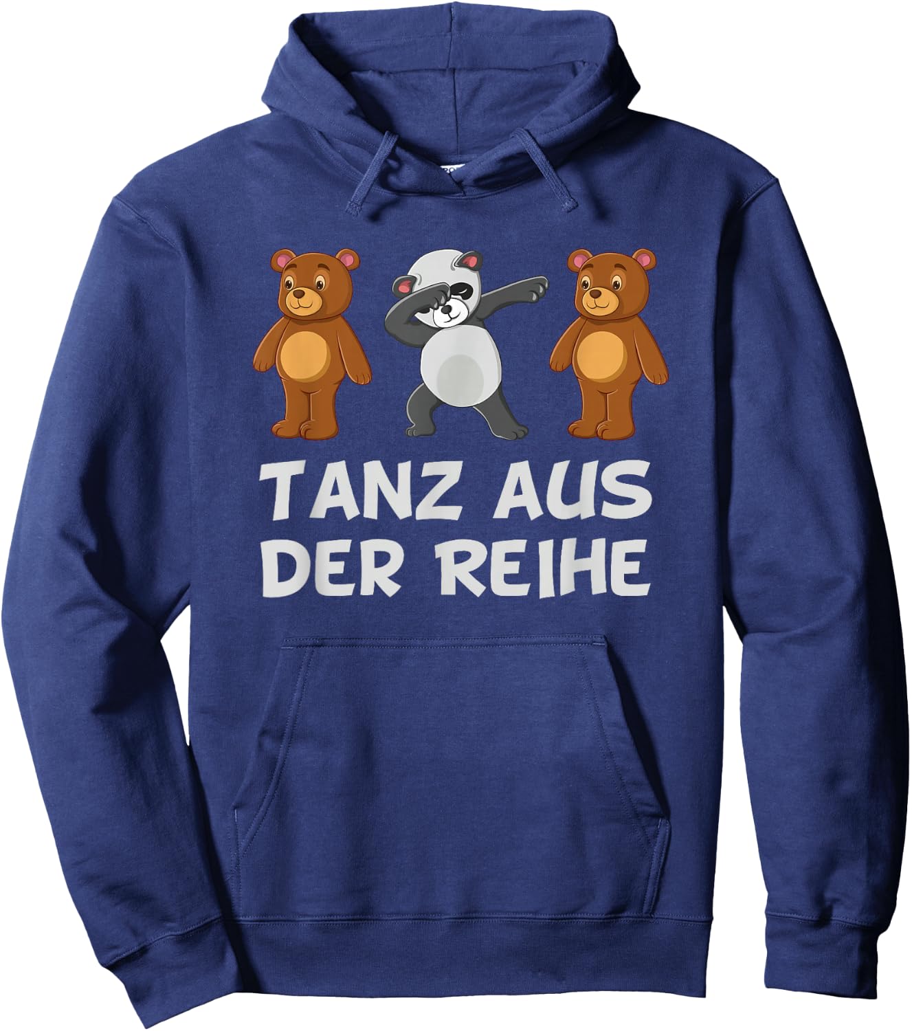 Be Different Mut Panda verrückt Tanzen Tanz aus der Reihe Hoodie - Hoodie | Navy