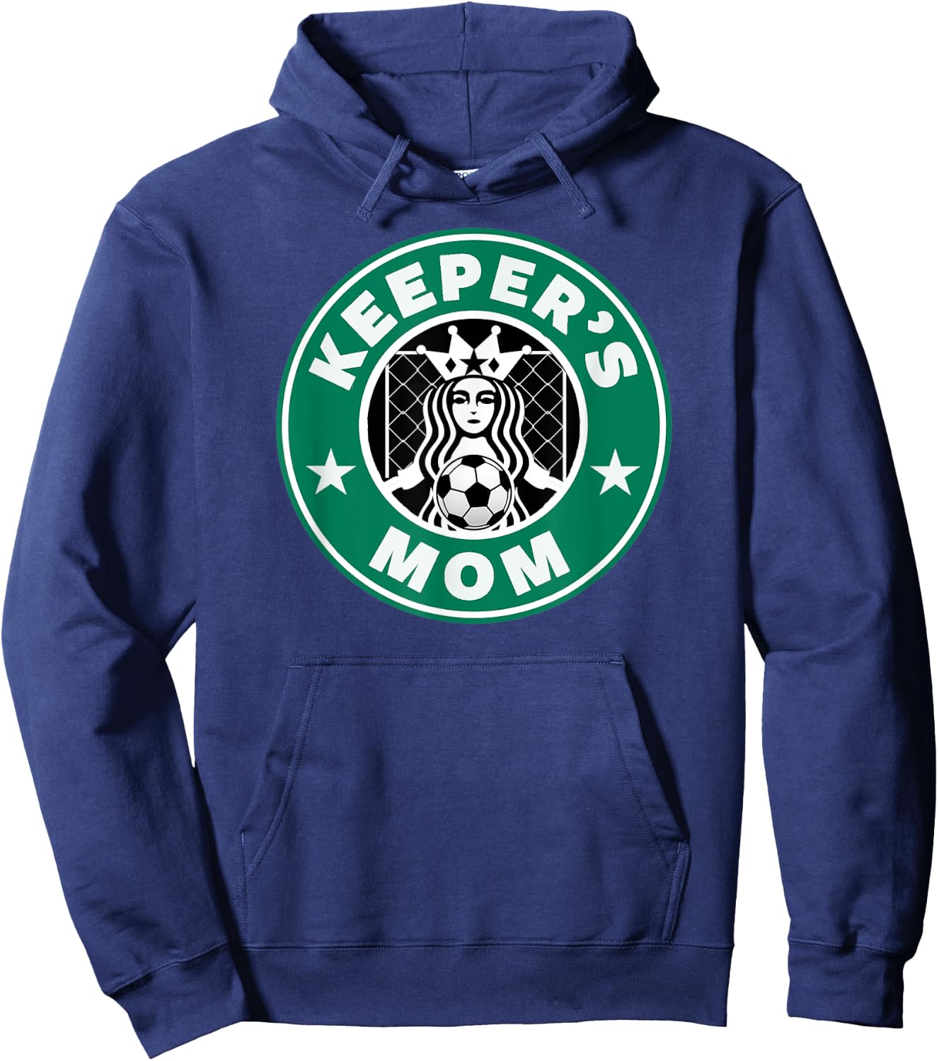 Soccer Keeper Mom für Frauen Mutter des Torwarts Hoodie - Hoodie | Navy