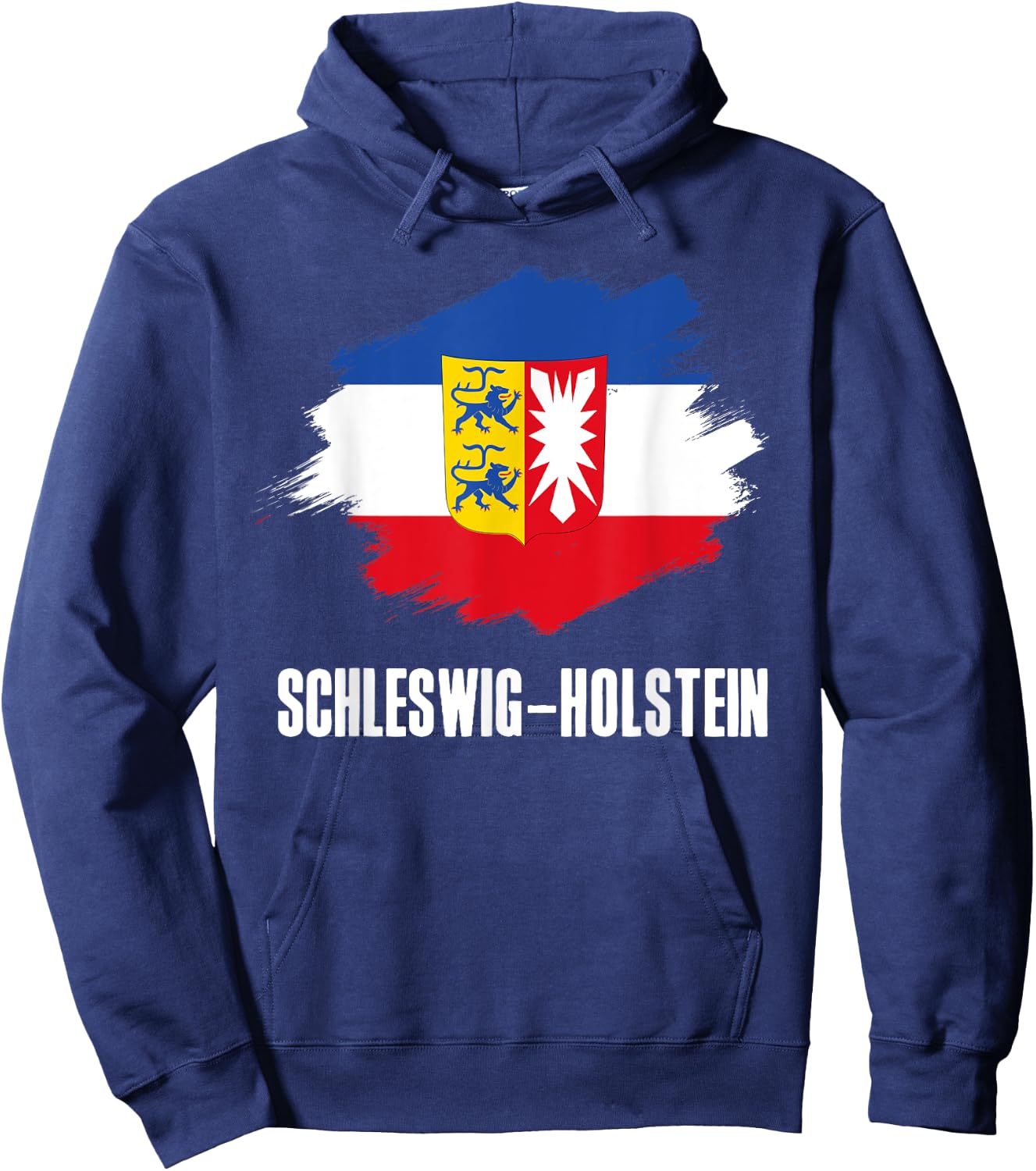 Schleswig-Holstein Flagge Bundesländerflagge Kiel Hoodie - Hoodie | Navy