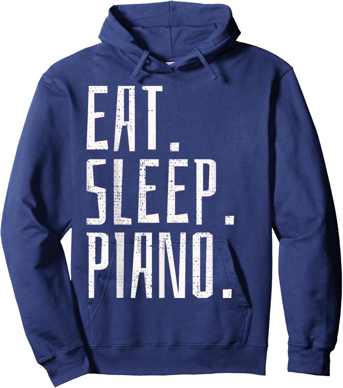 Piano Music Instrument Pianist Vintage Gift Hoodie - Hoodie | Navy