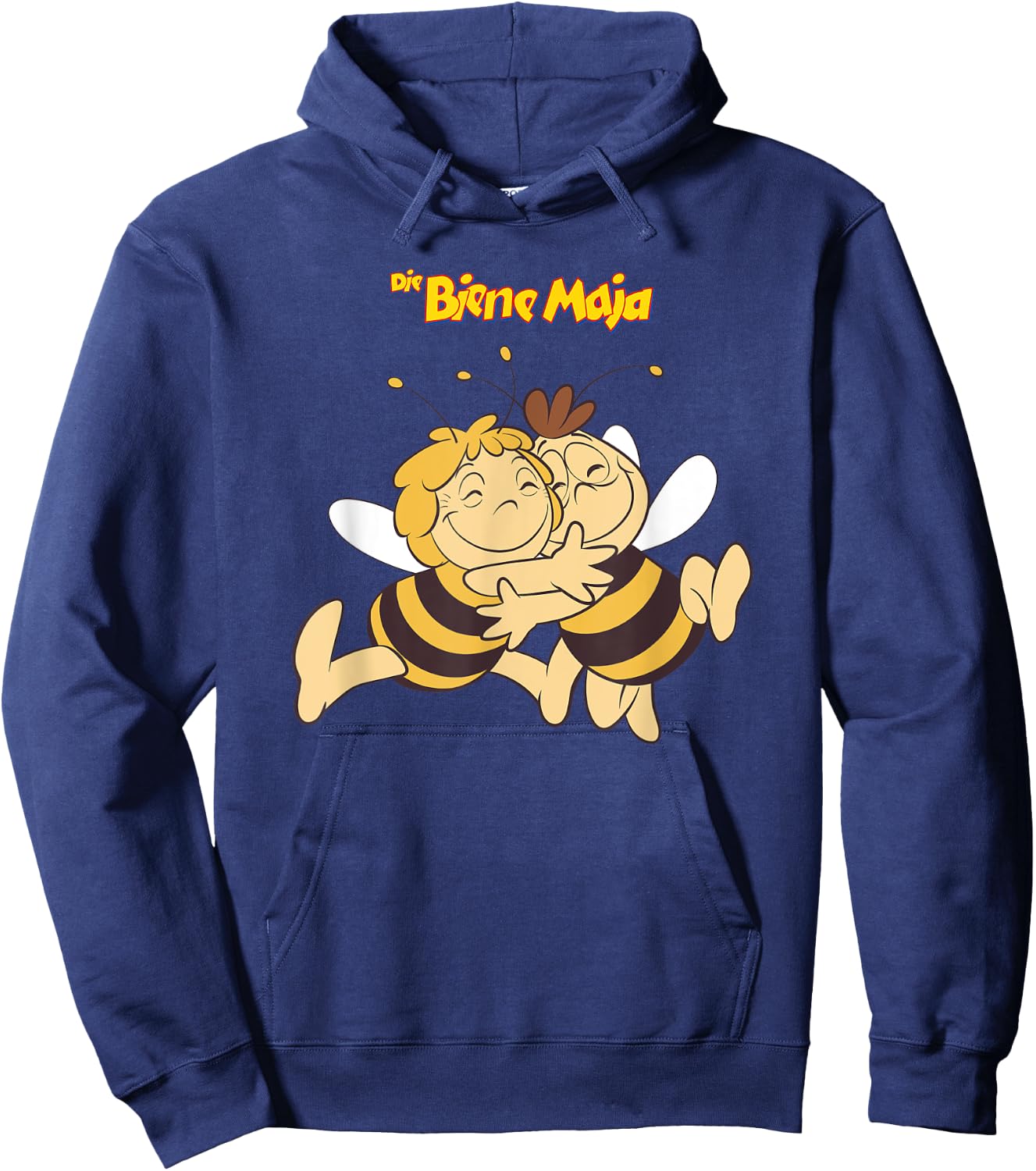 Die Biene Maja Retro Zeichentrick TV Serie Maja und Willi Hoodie - Hoodie | Navy