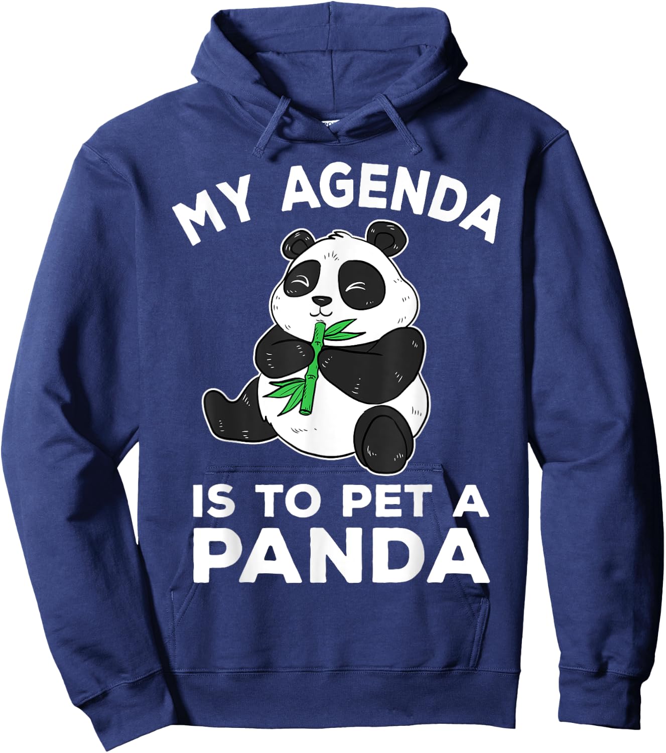 Panda Bear Pet Bamboo Forest Wlidlife China Zookeeper Giant Hoodie - Hoodie | Navy
