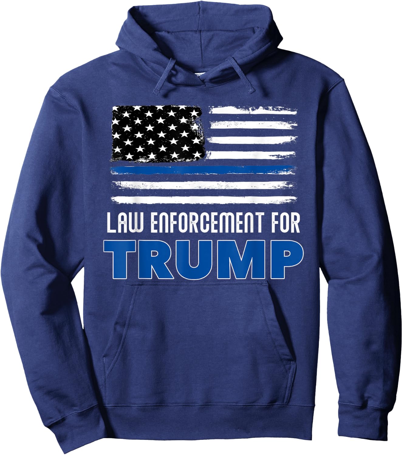 Law Enforcement For Trump 2020 Shirt Hoodie - Hoodie | Navy