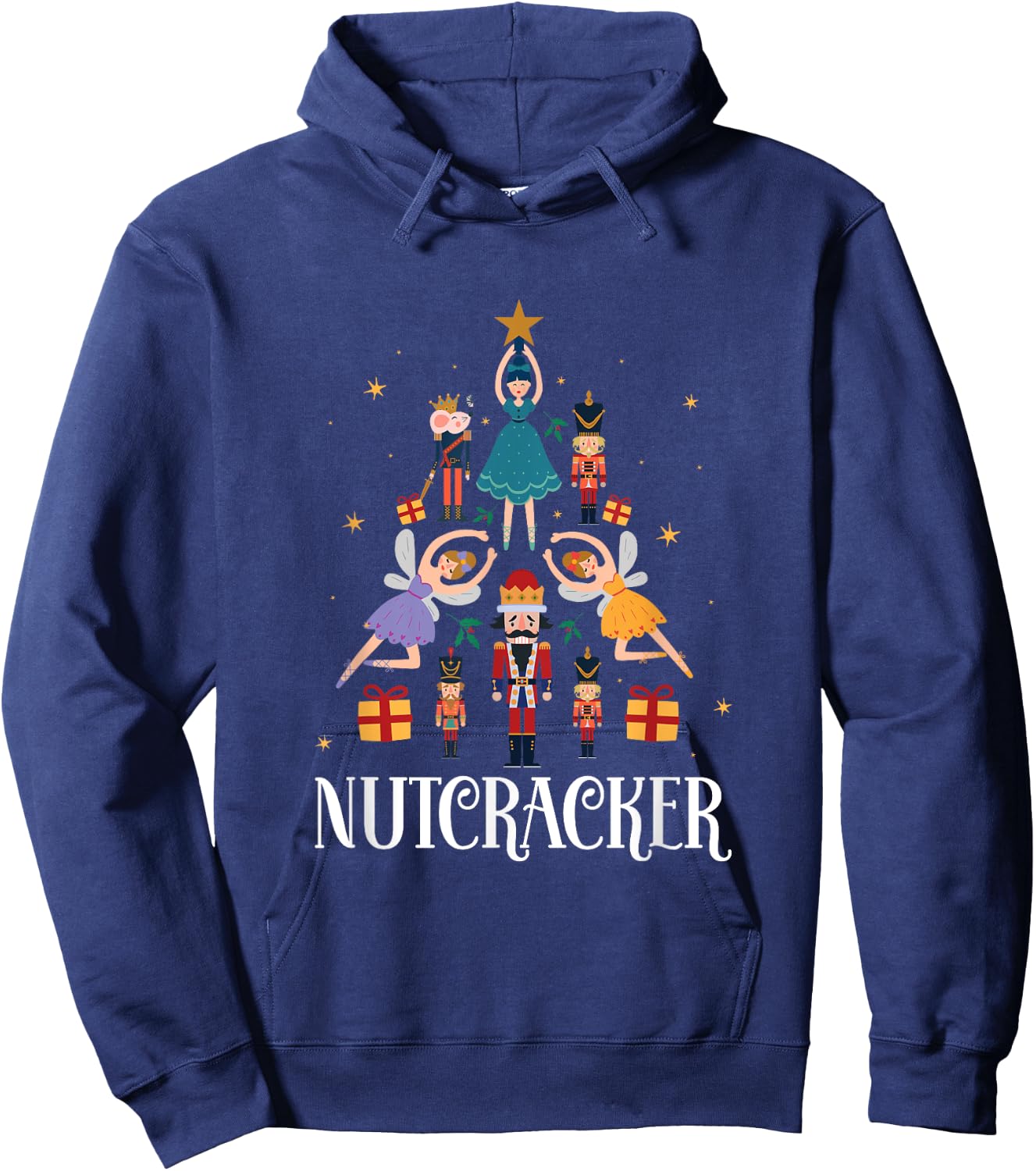 Nutcracker Sugar Fairy Plum Christmas - Nutcracker Hoodie - Hoodie | Navy