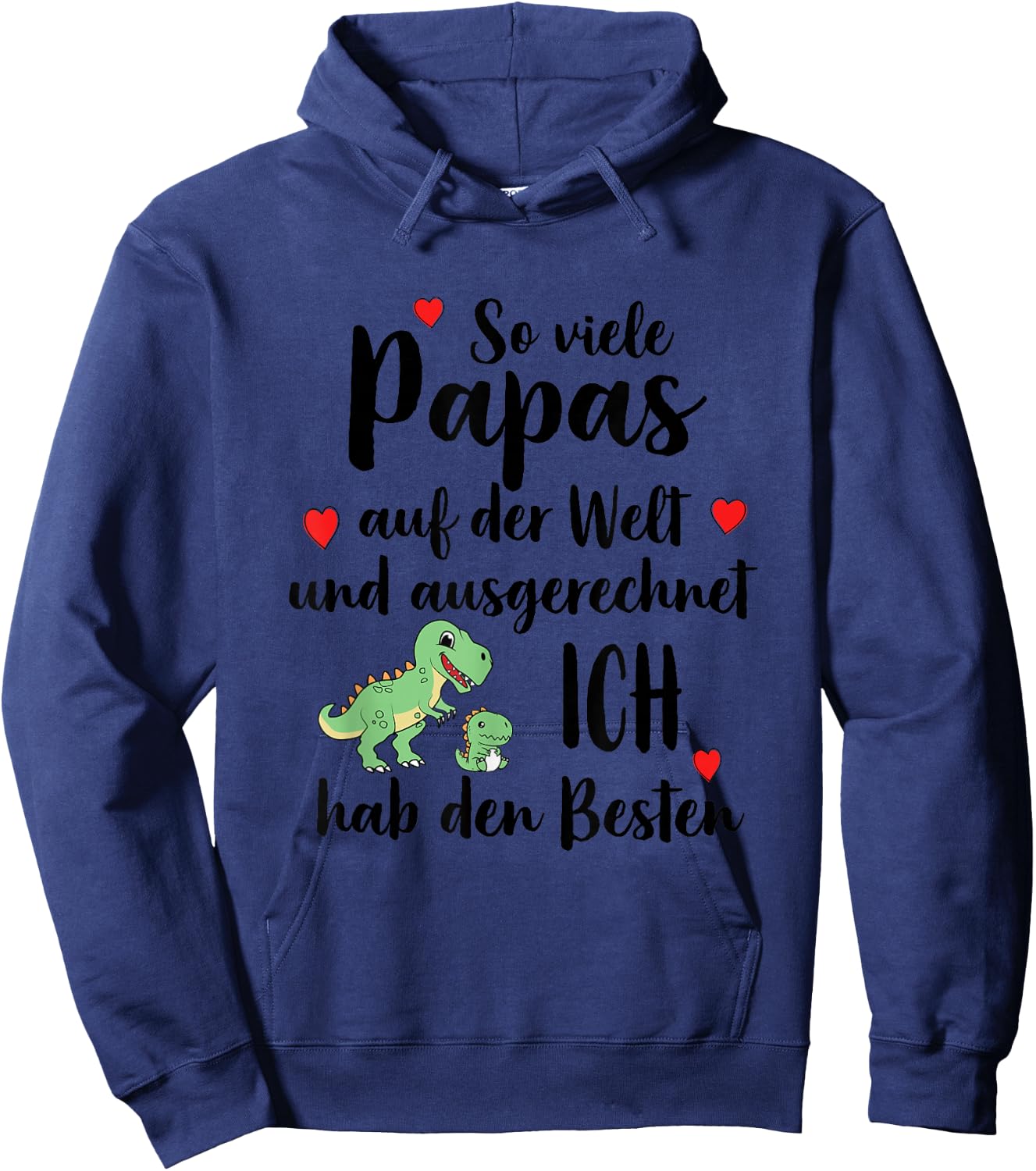 Bester Papa Geschenk So Viele Papas Ich Hab Den Besten Hoodie - Hoodie | Navy