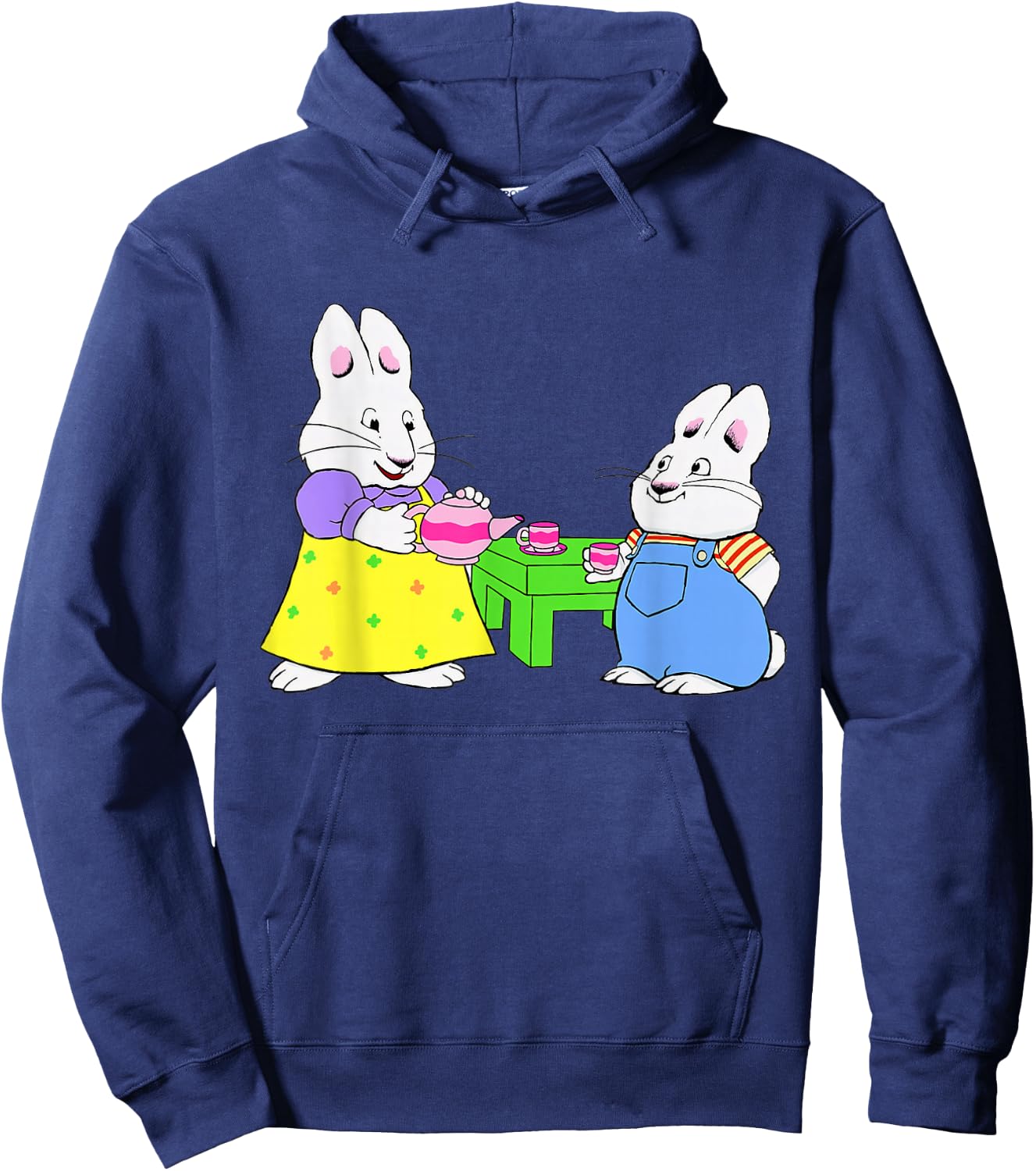 Max And 90s Ruby Birthday Decorations Hoodie - Hoodie | Navy